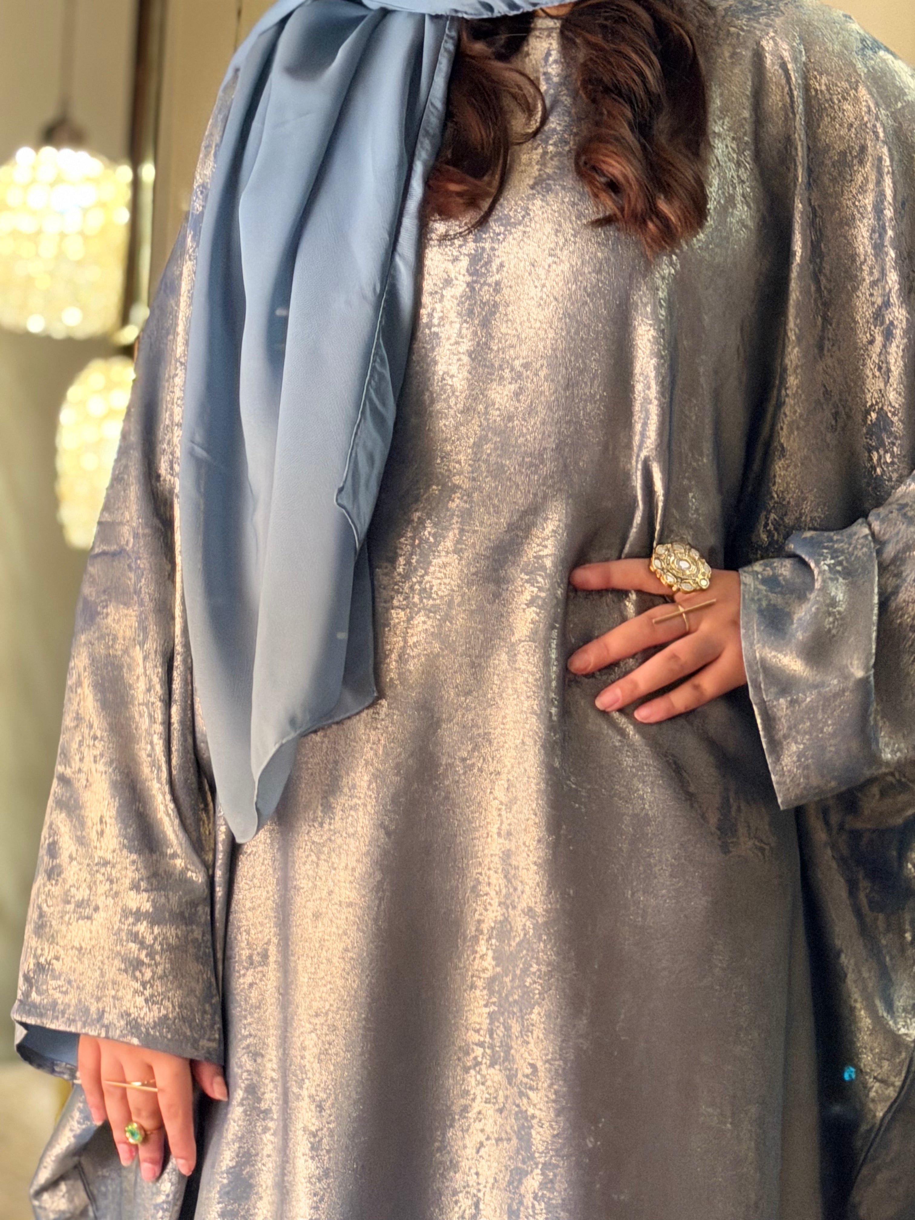 Sky Shimmer Abaya